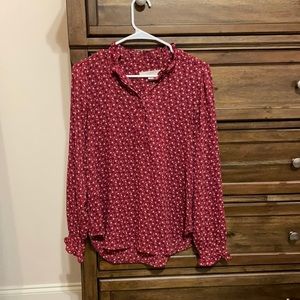 Loft floral blouse